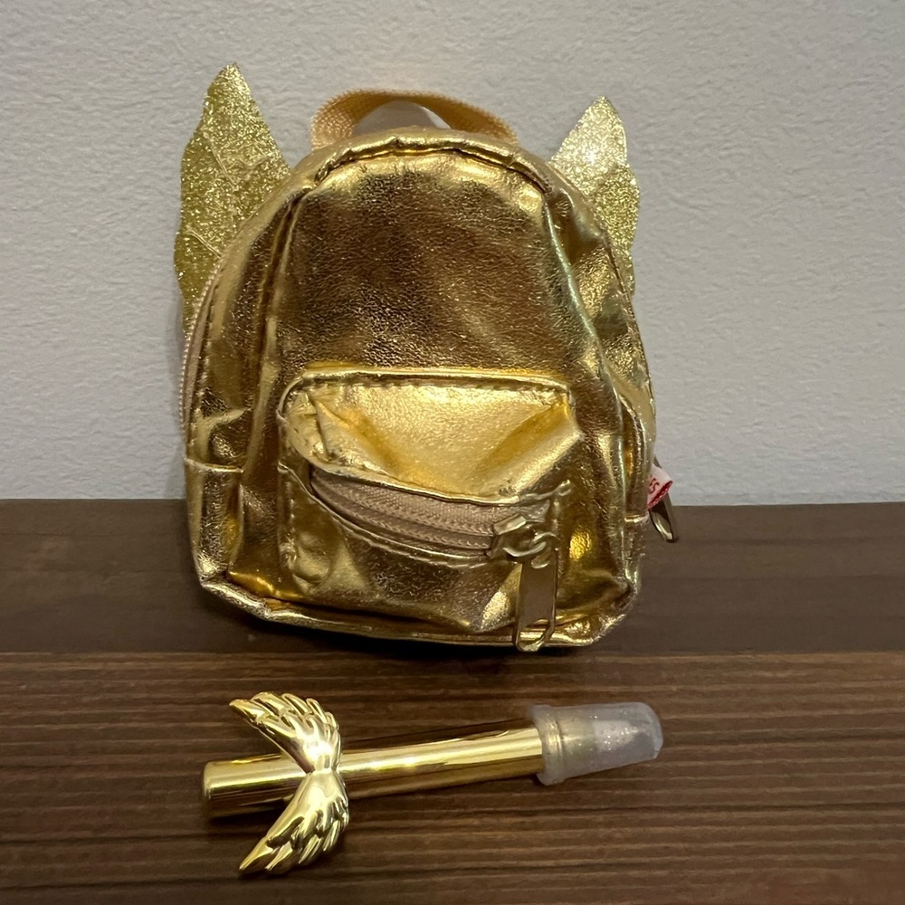 Real Littles Backpack Gold Pen Rare Hard to Find